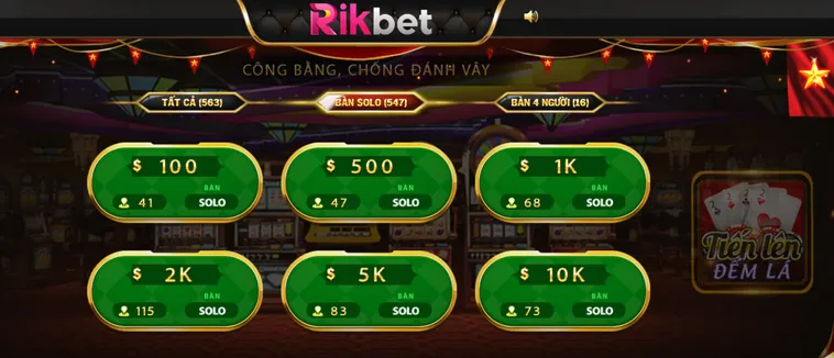 Cẩm Nang Thống Trị Sảnh Tiến Lên Đếm Lá Tại RikBet Gom Tiền Cả Làng