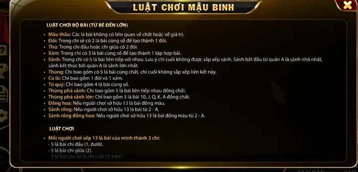 Chinh Phục Sảnh Bài Mậu Binh Tại RikBet Nhận Tiền Thưởng Lớn Ngay