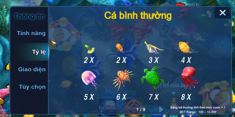 Bắn Cá Mega Fishing RikBet Oanh Tạc Thủy Cung Săn Siêu Hũ Hải Vương Tiền Tỷ