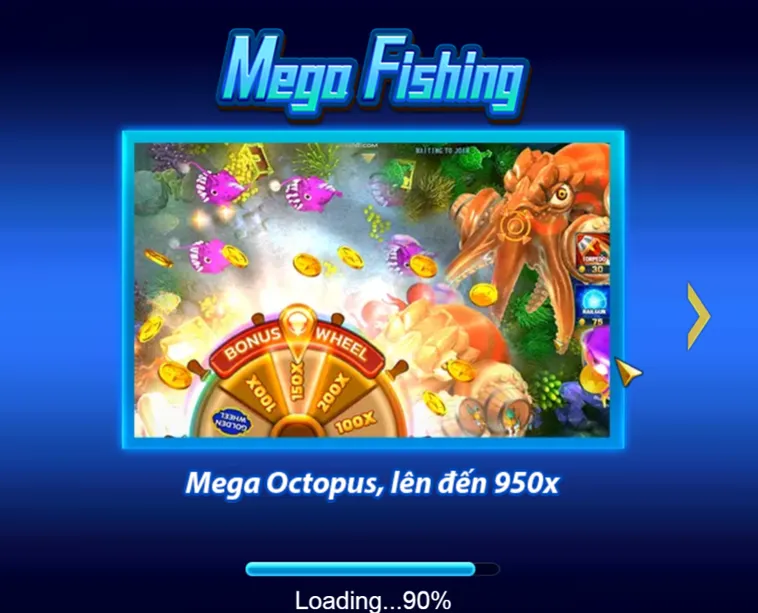 Bắn Cá Mega Fishing RikBet Oanh Tạc Thủy Cung Săn Siêu Hũ Hải Vương Tiền Tỷ