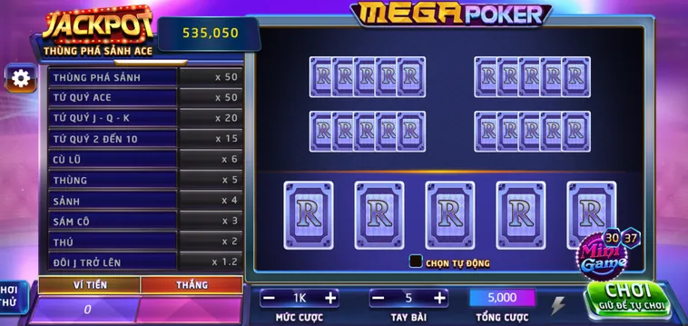 Tuyệt Chiêu Đấu Trí Sảnh Mega Poker Tại RikBet Kiếm Tiền Khủng