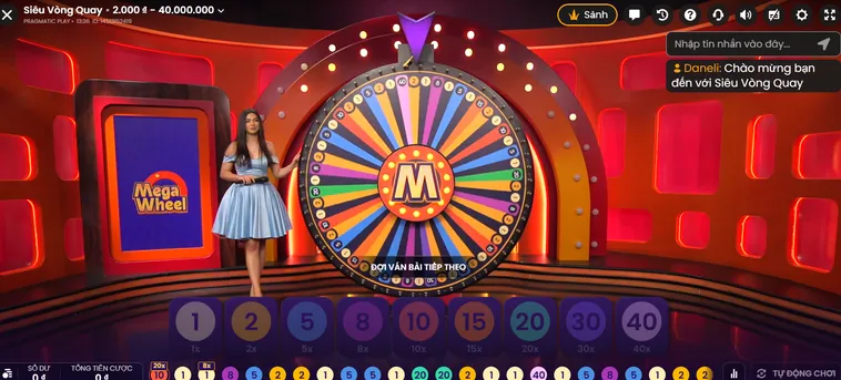 Chiến Thuật Khai Thác Vòng Quay May Mắn Mega Wheel Live Tại RikBet