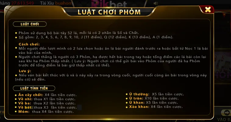 Phỏm Tại RikBet Nghệ Thuật Câu Bài Đỉnh Cao Đại Phá Hàng Phòng Ngự Đối Phương