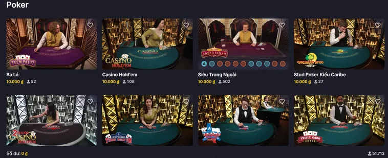 Trải Nghiệm Poker Live Tại RikBet Sảnh Bài Chiến Thuật Đỉnh Cao Quốc Tế