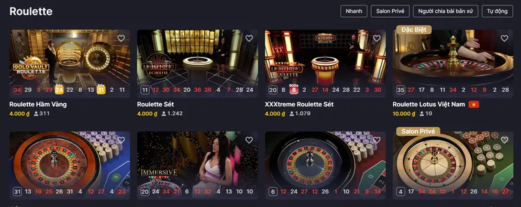 Roulette Live Tại RikBet Vũ Đài Cò Quay Đỉnh Cao Săn Thưởng Khủng